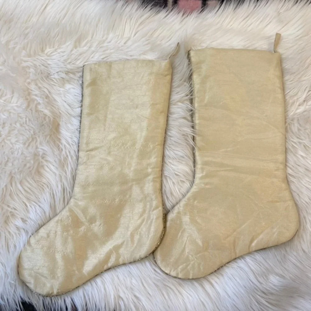 Pier One 1 Lot of 2 Beaded Glam Stockings